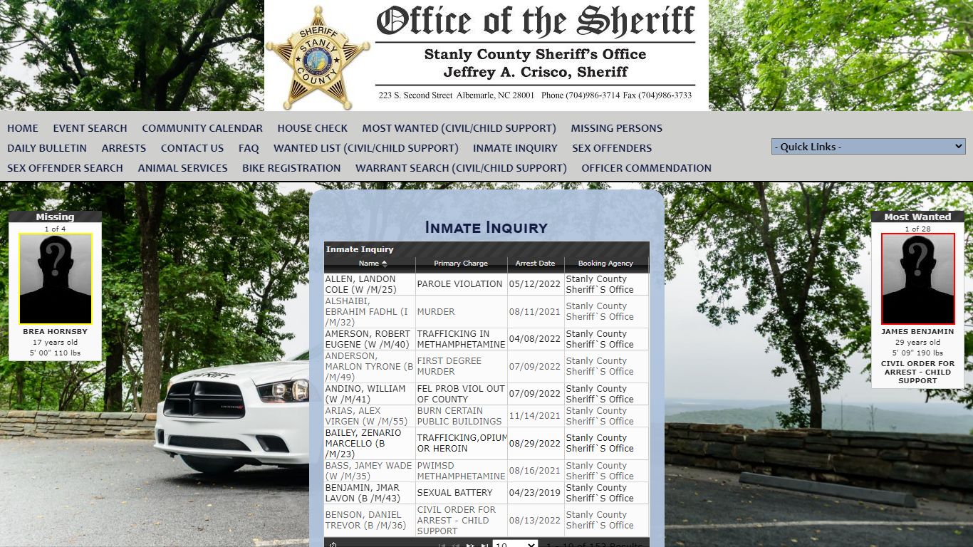 Stanly County Sheriff's Office P2C